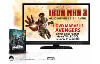 TCL L39E3000FC DVD Avengers - 99 cm