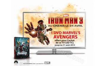 TCL L39F3390FC DVD Avengers - 100 cm