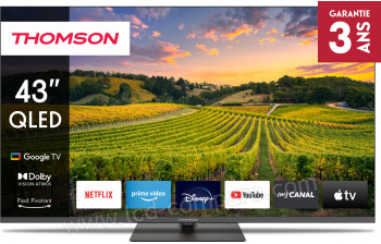 THOMSON 43QG5C14 - 108 cm - A partir de : 369.00 &euro; chez Amazon
