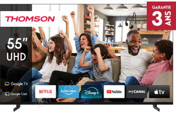 THOMSON 55UG4S14 - 139 cm - A partir de : 508.99 &euro; chez Monsieur Plus chez Cdiscount
