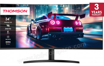 THOMSON M34QG7Y14C - 34 pouces - A partir de : 326.27 &euro; chez Amazon