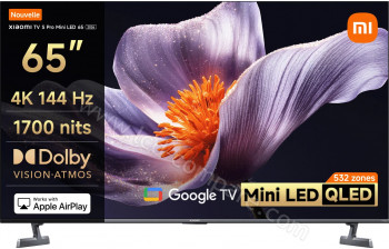 XIAOMI TV S Pro Mini LED 65 2026 - 165 cm - A partir de : 877.65 &euro; chez Restock System chez Cdiscount