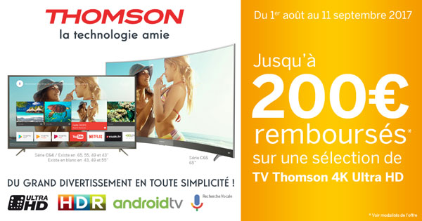 ODR Thomson : Offre C64 - Jusqu'� 200 Euros rembours�s