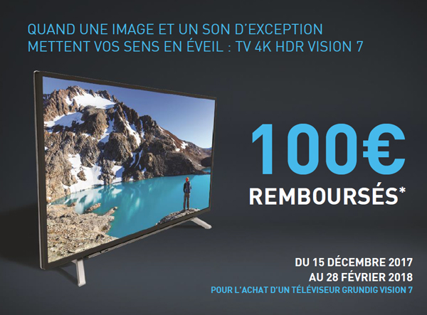ODR Grundig : Mettez vos sens en �veil : TV 4K HDR VISION 7