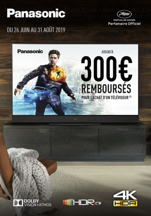 ODR Panasonic Juin/Ao�t 2019 : Panasonic vous rembourse jusqu'� 300�