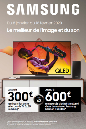 ODR Samsung Janv./F�v. 2020 : Le meilleur de l'image et du son