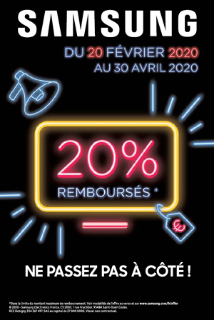 ODR Samsung F�v. /Avr. 2020 : Ne passez pas � c�t� !