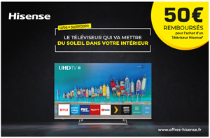 ODR Hisense Mai/Juill. 2020 : Le t�l�viseur qui va mettre du soleil dans votre int�rieur