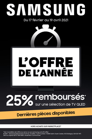 ODR Samsung F�v./Avr. 2021 : L'offre de l'ann�e