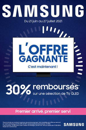 ODR Samsung Juin/Juill. 2021 : L'offre gagnante jusqu'� 30% c'est maintenant !