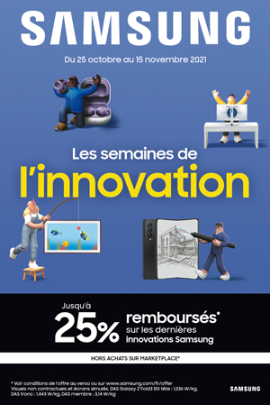 ODR Samsung Oct./Nov. 2021 : Les semaines de l'innovation