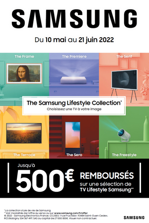 ODR Samsung Mai/Juin 2022 : The Samsung Lifestyle Collection
