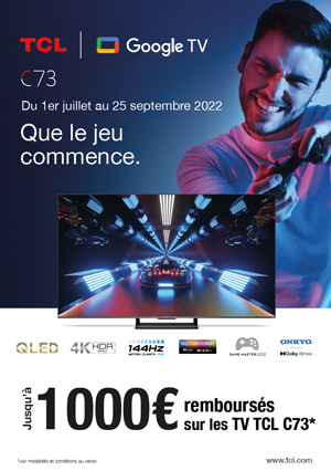 ODR TCL Juill./Sept. 2022 : Offre TCL C73
