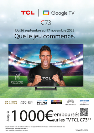 ODR TCL Sept./Nov. 2022 : Offre TCL C73