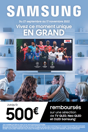 ODR Samsung Sept./Nov. 2022 : Vivez ce moment unique EN GRAND