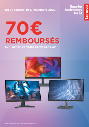 ODR Lenovo Oct./Nov. 2022 : Ecran Lenovo 2022