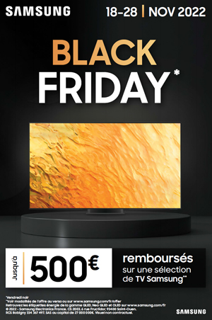 ODR Samsung Novembre 2022 : Black Friday