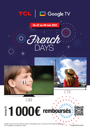 ODR TCL Mai 2023 : Offre French Days