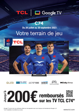 ODR TCL Juill./Sept. 2023 : TCL C74, votre terrain de jeu