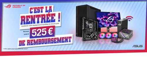 ODR Asus Ao�t/Sept. 2025 : C'est la rentr�e