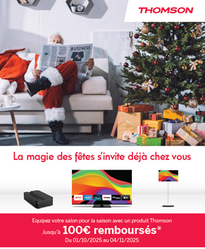 ODR Thomson Oct./Nov. 2025 : La magie des f�tes s'invite d�j� chez vous