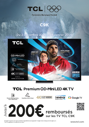 ODR TCL D�c./Janv. 2026 : TCL C9K, au plus pr�s des exploits