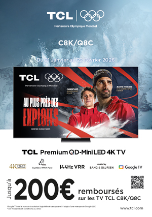 ODR TCL Janv./F�v. 2026 : TCL C8K / Q8C, au plus pr�s des exploits