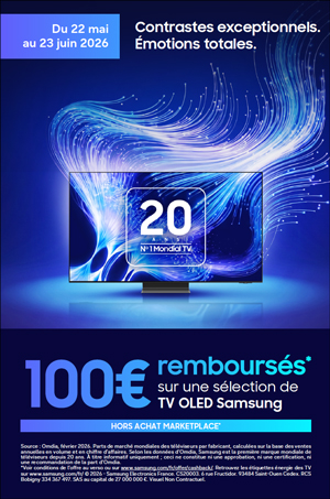 ODR Samsung Mai/Juin 2026 : Contrastes exceptionnels. �motions totales.