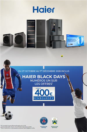 ODR Haier Oct./D�c. 2026 : Black Days